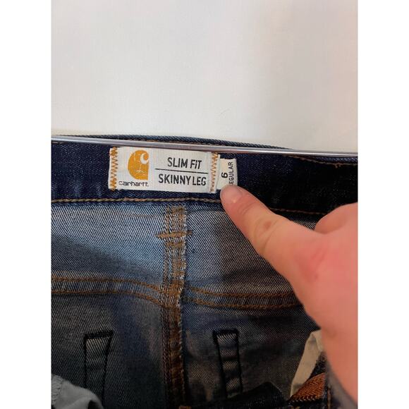 Carhartt-Jeans-Slim Fit Skinny Leg-Women's size 6 - Picture 2 of 5